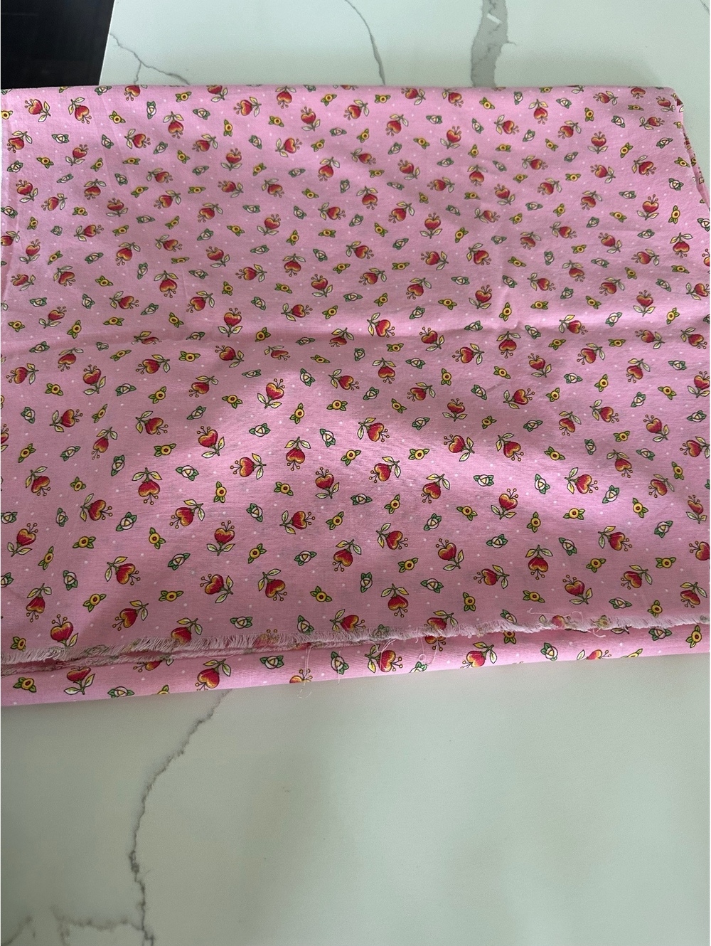 2 yards of Pink Mary Engelbreit fabric designed for VIP by Cranston in 2014 - Picture 2 of 4